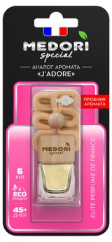 Изображение товара Ароматизатор автомобильный Medori Jadore подвесной жидкий, 6 мл