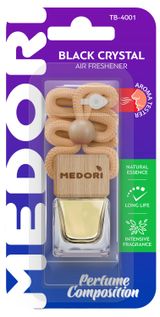 Изображение товара Ароматизатор автомобильный Medori Чёрный лёд подвесной жидкий, 6 мл