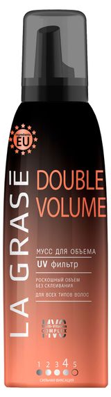Изображение товара Мусс для волос La Grase Double Volume, 150 мл
