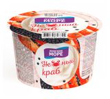 Изображение товара Крем из морепродуктов «Лунское море» Нежный краб с икрой осетровых рыб имитированной, 150 г