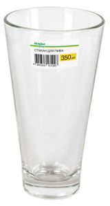 Изображение товара Стакан для пива «Каждый день» стекло, 350 мл