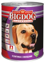 Изображение товара Консервы для собак «Зоогурман» Big Dog телятина с овощами, 850 г