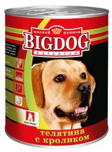 Изображение товара Консервы для собак «Зоогурман» Big Dog телятина с кроликом, 850 г