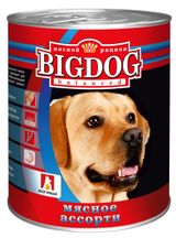 Изображение товара Консервы для собак «Зоогурман» Big Dog мясное ассорти, 850 г