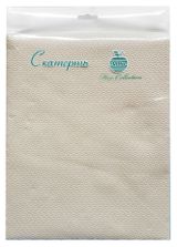 Изображение товара Скатерть одноразовая бумажная Vitto бежевая, 120х180 см