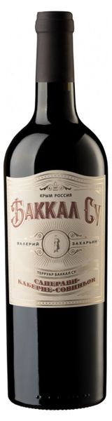 Изображение товара Вино «Валерий Захарьин» Крым Саперави Каберне Совиньон серии Баккал Красное сухое Россия, 0,75 л