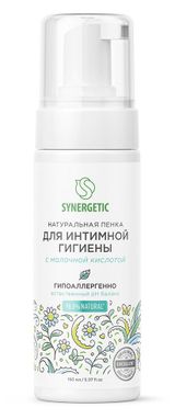 Изображение товара Пенка натуральная Synergetic для интимной гигиены, 150 мл