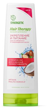 Изображение товара Бальзам для волос Synergetic Укрепление и питание Hair Therapy, 360 мл