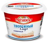 Изображение товара Сыр творожный President сливочный БЗМЖ, 140 г