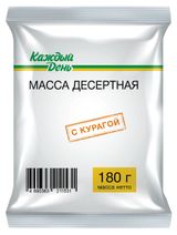 Изображение товара Масса десертная «Каждый день» с курагой брикет 18% ЗМЖ, 180 г