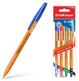 Изображение товара Ручка шариковая ErichKrause R-301 Orange Stick 0,7 мм, 4 шт