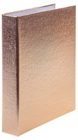 Изображение товара Тетрадь Hatber Metallic на кольцах в клетку А5, 120 л, 1 шт, в ассортименте