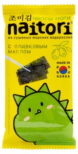 Изображение товара Чипсы нори Naitori из сушеных морских водорослей, 3 г
