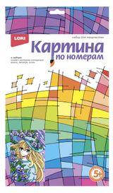 Изображение товара Картина по номерам для малышей LORI Аниме картон, 21х30 см