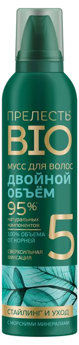 Изображение товара Мусс для волос «Прелесть» Био, 160 мл