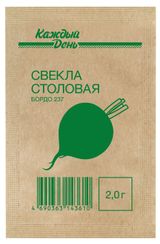 Изображение товара Семена Свекла «Каждый день» Бордо 237 столовая, 2 г