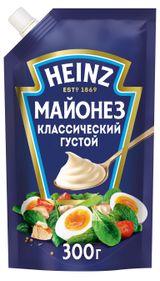Изображение товара Майонез классический Heinz густой охлажденный 67% БЗМЖ охлажденный, 300 г