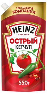 Изображение товара Кетчуп Heinz Острый, 550 г