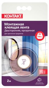 Изображение товара Лента монтажная «Контакт» двусторонняя, 19 мм х 2 м