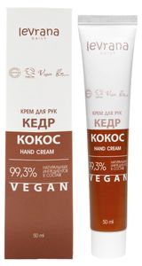 Изображение товара Крем для рук Levrana кокос кедр, 50 мл