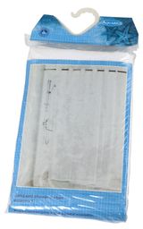 Изображение товара Штора для душа Aquarius с полиамидным покрытием белый, 180х200 см