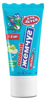 Изображение товара Зубная паста детская «Новый Жемчуг» Яблоко, 50 мл