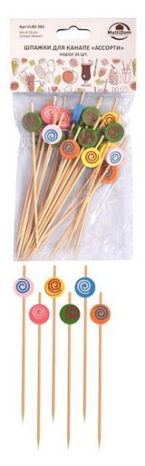 Изображение товара Шпажки для канапе  «МультиДом», 24 шт