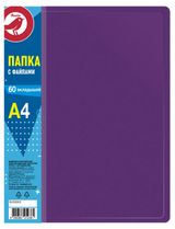 Изображение товара Папка АШАН Красная птица с файлами, 60 вкладышей