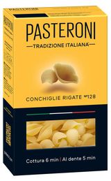 Изображение товара Макаронные изделия Pasteroni Конкилье Ригате №128, 400 г