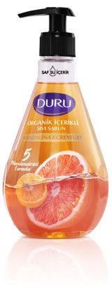 Изображение товара Мыло жидкое Duru Organic Ingredients Мандарин & Грейпфрут, 500 мл
