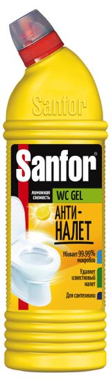 Изображение товара Гель для уборки сантехники Sanfor лимон, 750 г