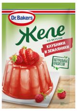 Изображение товара Желе Dr.Bakers со вкусом клубники и земляники, 45 г