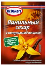 Изображение товара Сахар ванильный Dr.Bakers с натуральной ванилью, 15 г