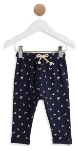 Изображение товара Брюки для девочки InExtenso Цветочки синие