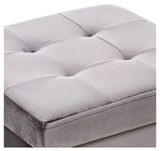 Изображение товара Пуф с ящиком для хранения антрацит 40 л, 38х38х38 см