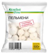 Изображение товара Пельмени «Каждый день» с курицей и свининой, 500 г