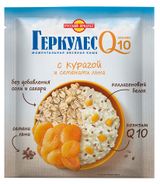 Изображение товара Каша овсяная «Геркулес» Q10 моментального приготовления с курагой, 35 г