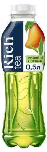 Изображение товара Чай зеленый Rich tea Манго, 500 мл