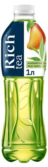 Изображение товара Чай зеленый Rich tea Манго, 1 л