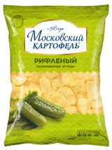 Изображение товара Чипсы «Московский Картофель» маринованные огурцы, 120 г