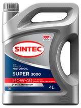 Изображение товара Масло Sintec Super 3000 Api SG/CD 10W-40, 4 л