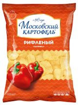 Изображение товара Чипсы рифленые «Московский Картофель» паприка, 120 г