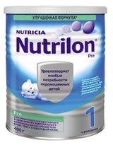 Изображение товара Смесь сухая молочная Nutrilon Пре 1 с рождения, 400 г