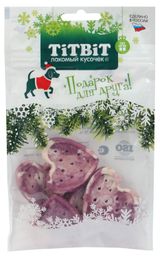 Изображение товара Лакомство для собак TITBIT Снеки мягкие с кроликом и черникой, 70 г