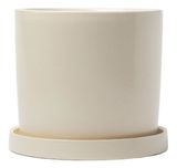 Изображение товара Горшок для цветов «Котовский Фаянс» Лидер №3 белый глянец, 0,7 л