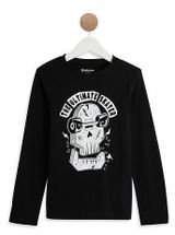 Изображение товара Футболка для мальчика InExtenso с длинным рукавом черная