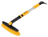 Изображение товара Щетка сметка со скребком Denzel с телескопической рукояткой поворотная голова, 750-1120 мм