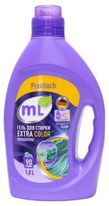 Изображение товара Гель для стирки концентрат Meine Liebe Extra Color для цветного белья, 1,8 л
