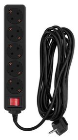 Изображение товара Сетевой фильтр PC Pet 1006 5 розеток черный