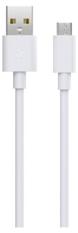 Изображение товара Кабель Qilive USB А- MICRO-USB 2.1A белый, 1,2 м